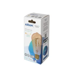 Airam Smarta Hem Filament LED-Edison Glühbirne