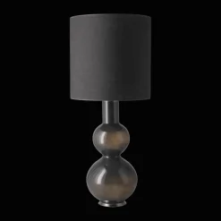 Augusta Tischleuchte grauer Lampenfuß