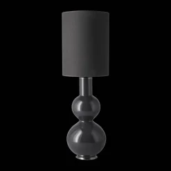 Augusta Tischleuchte grauer Lampenfuß