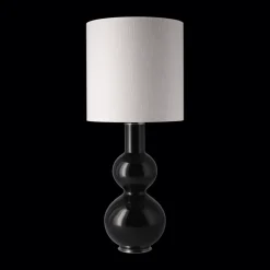 Augusta Tischleuchte schwarzer Lampenfuß