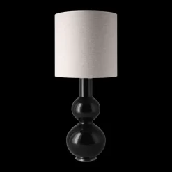 Augusta Tischleuchte schwarzer Lampenfuß