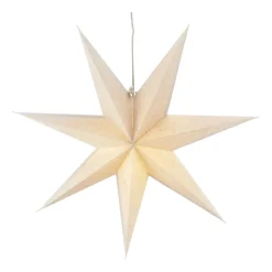 Bare Adventsstern weiß