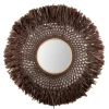 Boho Wandleuchte mit Spiegel Ø90cm