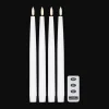 Bright LED-Kerze 28,5cm 4er Pack mit Fernbedienung