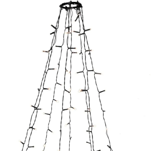 Crispy Lichterkette ice white