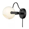 DC Opalglas Wandleuchte Ø12 cm
