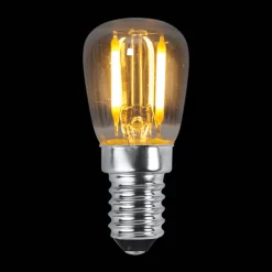 E14 Birnenleuchte rauchfarben 1 W LED