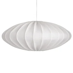 Ellipse Lampenschirm 65cm Leinen