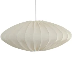 Ellipse Lampenschirm 65cm Leinen