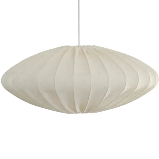 Ellipse Lampenschirm 65cm Leinen