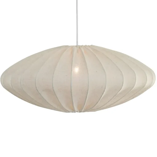 Ellipse Lampenschirm 65cm Leinen