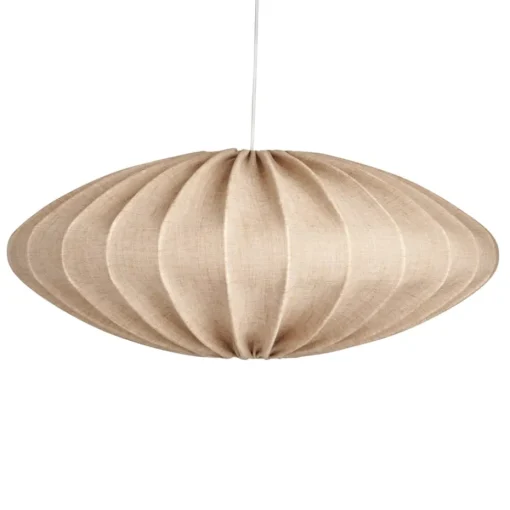 Ellipse Lampenschirm 65cm Leinen