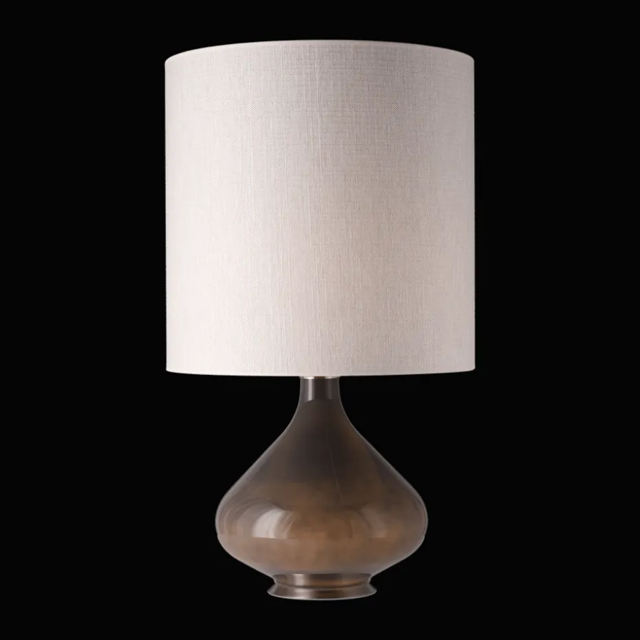 Flavia Tischleuchte grauer Lampenfuß