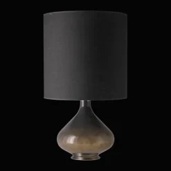 Flavia Tischleuchte grauer Lampenfuß