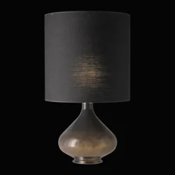 Flavia Tischleuchte grauer Lampenfuß