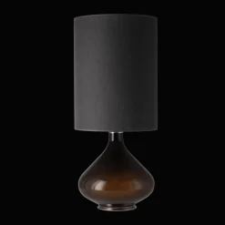 Flavia Tischleuchte schwarzer Lampenfuß