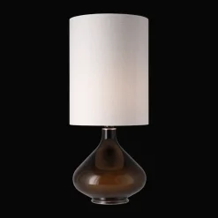 Flavia Tischleuchte schwarzer Lampenfuß