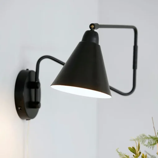 Game Wandleuchte schwarz