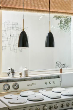 Gräshoppa Deckenleuchte poliert