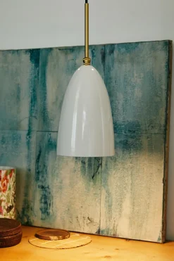 Gräshoppa Deckenleuchte poliert