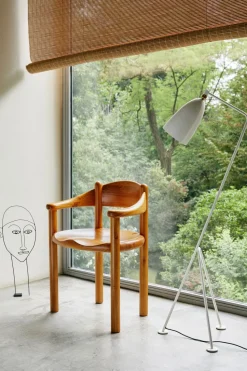 Gräshoppa Stehleuchte poliert