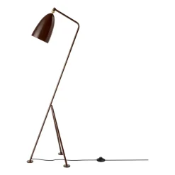 Gräshoppa Stehleuchte poliert