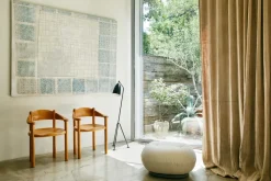 Gräshoppa Stehleuchte poliert