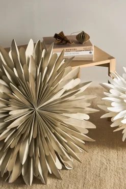 Luna Adventsstern beige mit Punkten