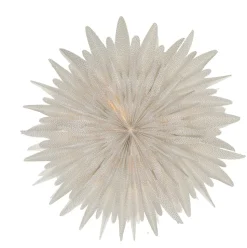 Luna Adventsstern weiß mit Punkten