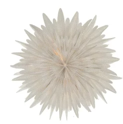 Luna Adventsstern weiß mit Punkten