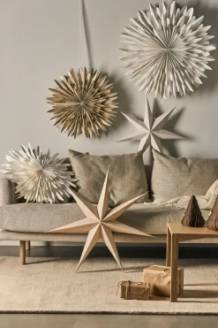 Luna Adventsstern weiß mit Punkten