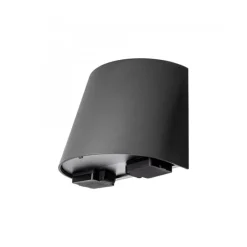 Mini Wandleuchte mit Steckdose LED 18,5 cm