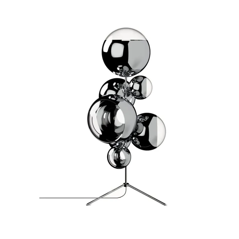 Mirror Ball chandelier stehleuchte LED 181 cm
