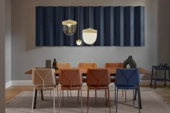 Pan Pendelleuchte gefrostet 30 cm