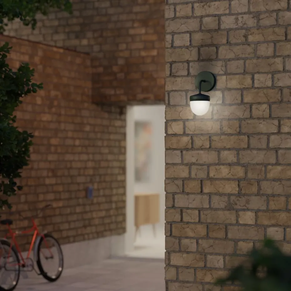 Pan Wandleuchte gefrostet 10 cm