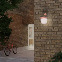 Pan Wandleuchte gefrostet 30 cm