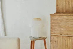 Papier Double Tischleuchte Ø30 cm