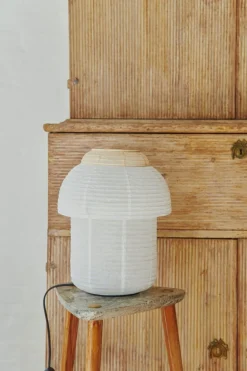 Papier Double Tischleuchte Ø30 cm