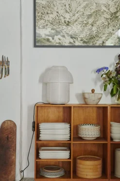 Papier Double Tischleuchte Ø30 cm