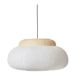 Papier Single Pendelleuchte Ø80 cm