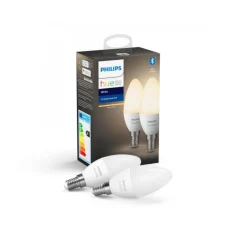 Philips Hue Leuchtmittel oval E14 2er Pack