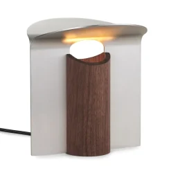 RF200 Petal Tischleuchte, Oiled walnut-aluminium