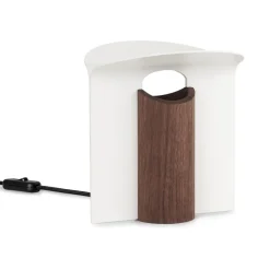 RF200 Petal Tischleuchte, Oiled walnut-white