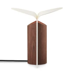 RF200 Petal Tischleuchte, Oiled walnut-white