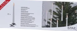 SlimLine Weihnachtsbaumsbeleuchtung 25 Lampen
