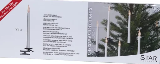 SlimLine Weihnachtsbaumsbeleuchtung 25 Lampen