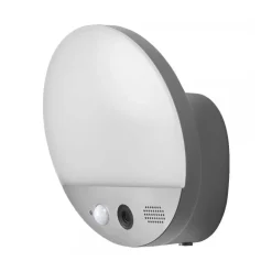 Smart Outdoor WiFi Round Camera Control Wandleuchte Ø18 cm