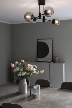 Solar Pendelleuchte schwarz 73cm