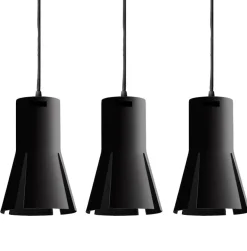 Split Pendelleuchte schwarz