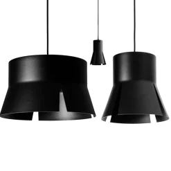 Split Pendelleuchte schwarz